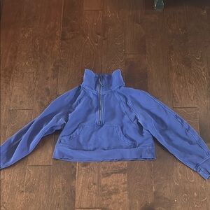 Lululemon Scuba Oversized Half-Zip Hoodie Blue XS/S